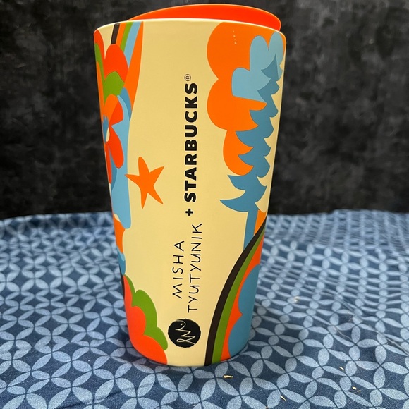 NEW MISHA TYUTYUNIK STARBUCKS 2025 Nature Woods Ceramic Tumbler 12Oz Collectible - Picture 1 of 7